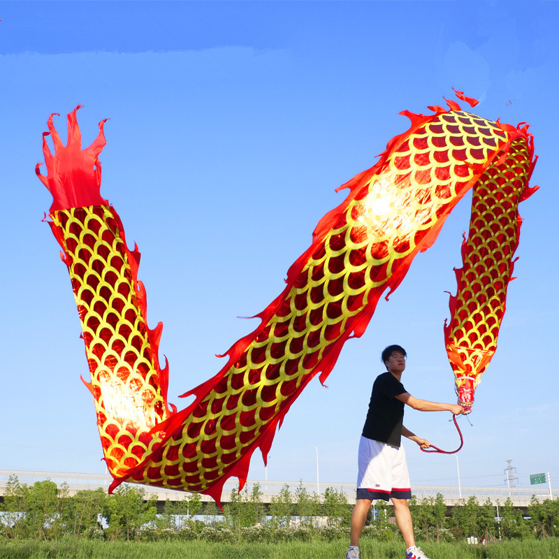 Outdoor Sport Festival - 中国のドラゴンダンス小道具面白いスポーツアクティビティ屋外フィットネスドラゴン伝統的な中国の祭りのお祝い製品