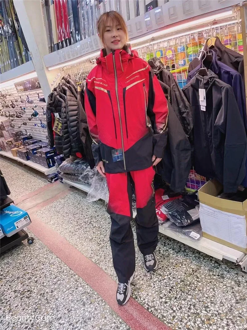 Outdoor Sport Winter Jacket - クリアランス価格 2XL 3XL 新しい冬 S ブランド釣り服セット男性アウトドアスポーツウェアスーツ防水暖かい釣りジャケット