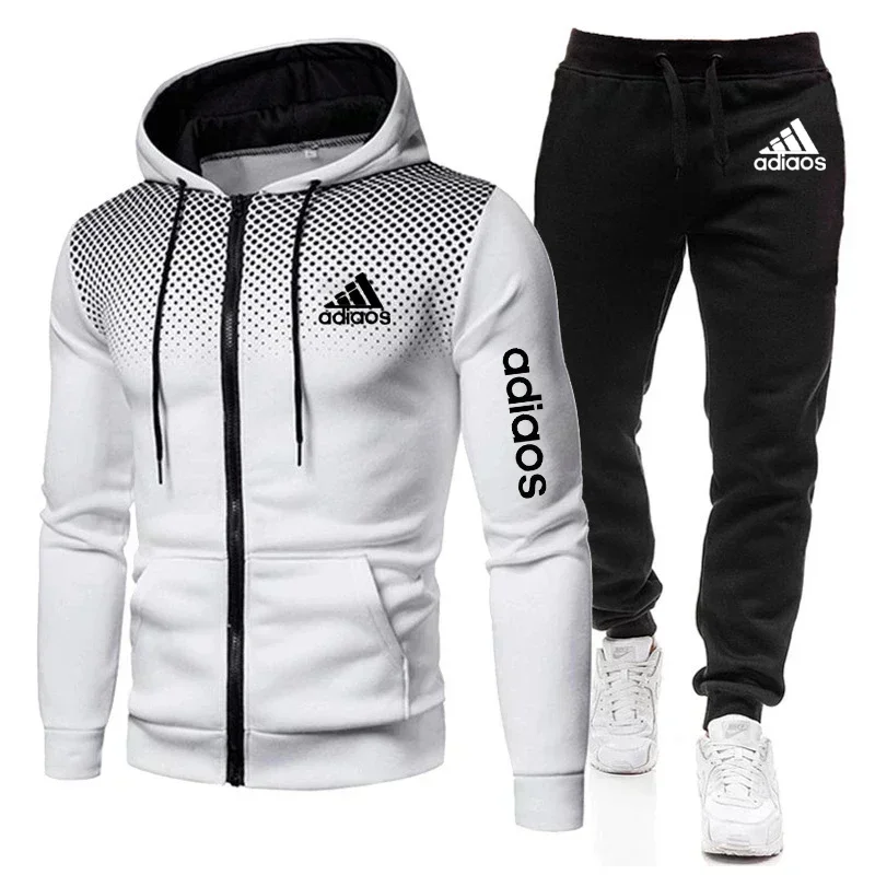 Outdoor Sport Hoodie - 新しいスタイルのファッション男性パーカーフィットネスジム服男性ランニングセットスポーツウェアジョガー男性の多くの種類のスーツスポーツ