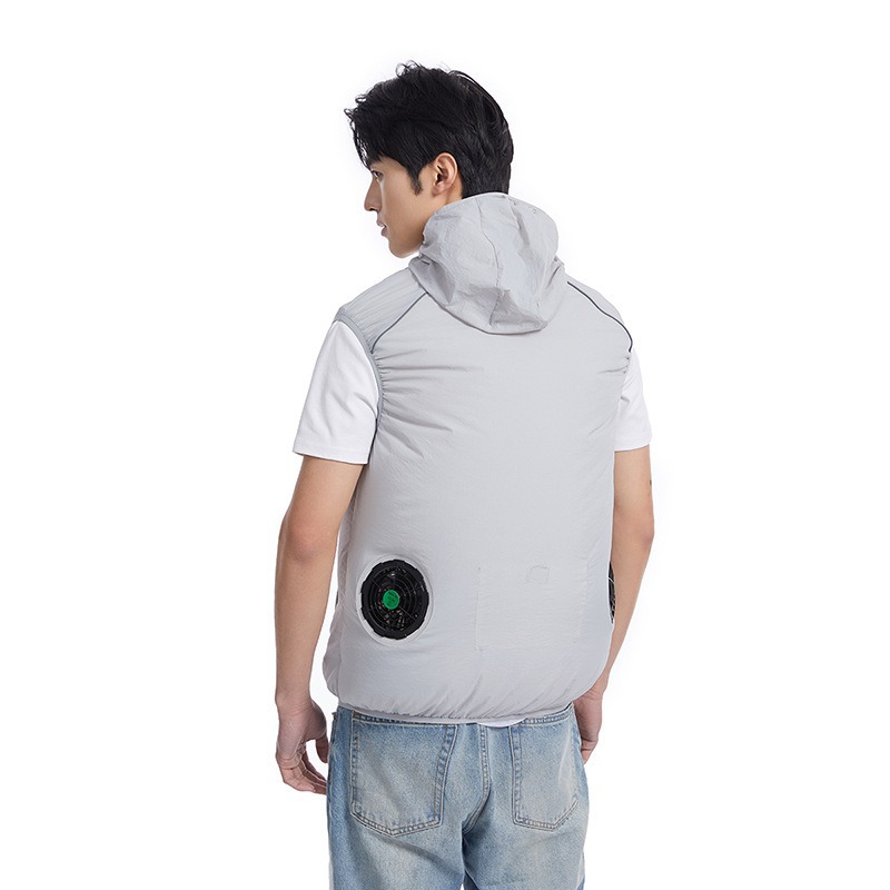 Outdoor Sport Jacket Brand - 夏スポーツファンエアコンクール男性女性旅行超軽量ブランド屋外ベスト服ジャケット太陽ウインドブレーカー釣り労働者