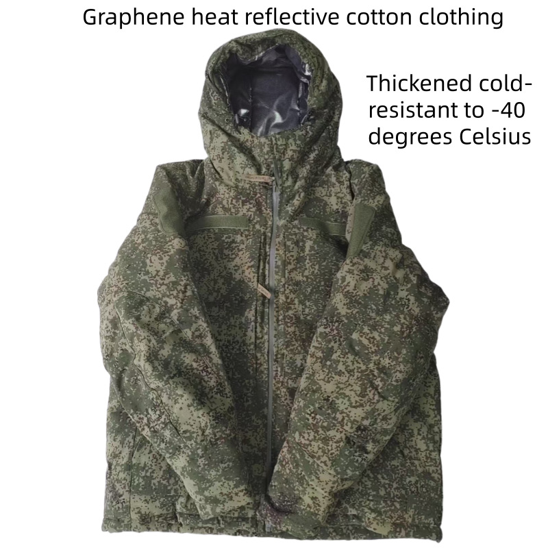 Outdoor Sport Winter Jacket - ロシア製タクティカルコットンジャケット 防風防水保温 厚手グラフェン熱反射 冬用コンバットパーカー