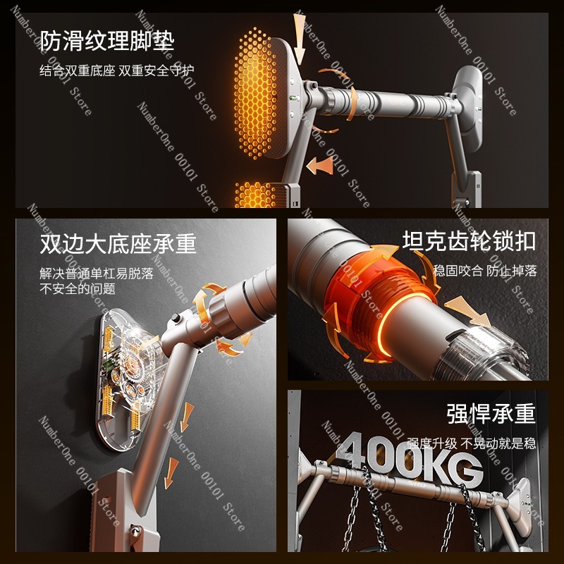 家庭用フィットネス ドア枠懸垂バー 室内家族用エクササイズ器 - Chin Bar Doorway のレビューと価格