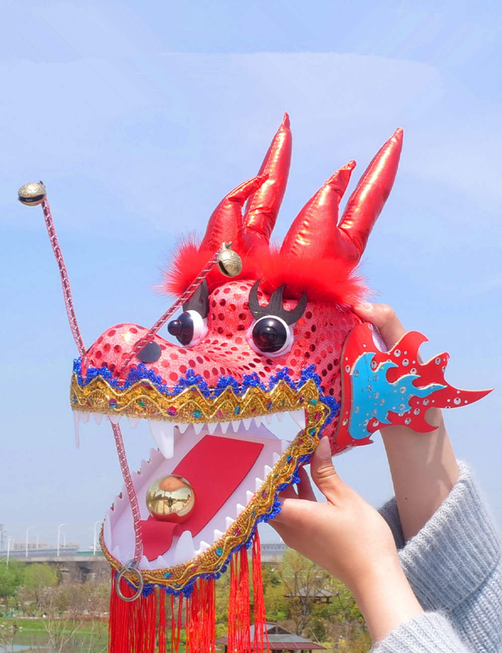 中国のドラゴンダンス小道具面白いスポーツアクティビティ屋外フ - Outdoor Sport Festival のレビューと価格