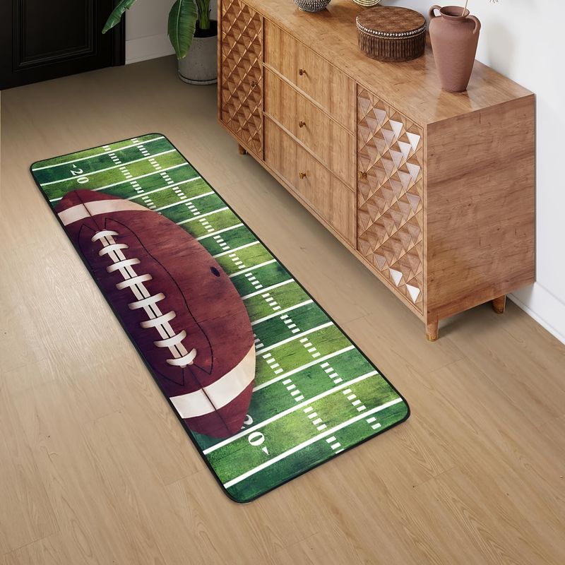 VIKAMA アメリカンフットボールフィールド柄ロングエリア - Outdoor Sport Area のレビューと価格