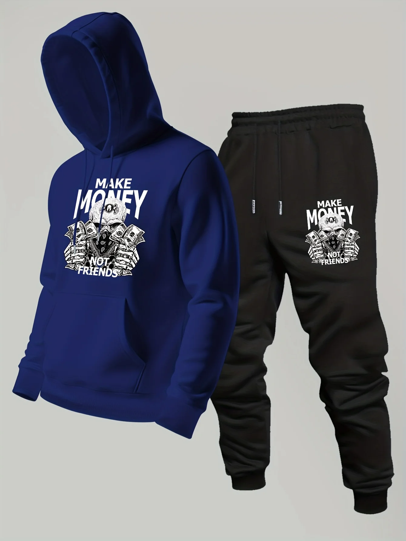 2026年新作 メンズプリントパーカー＆パンツ 2点セット  - Outdoor Sport Hoodie のレビューと価格