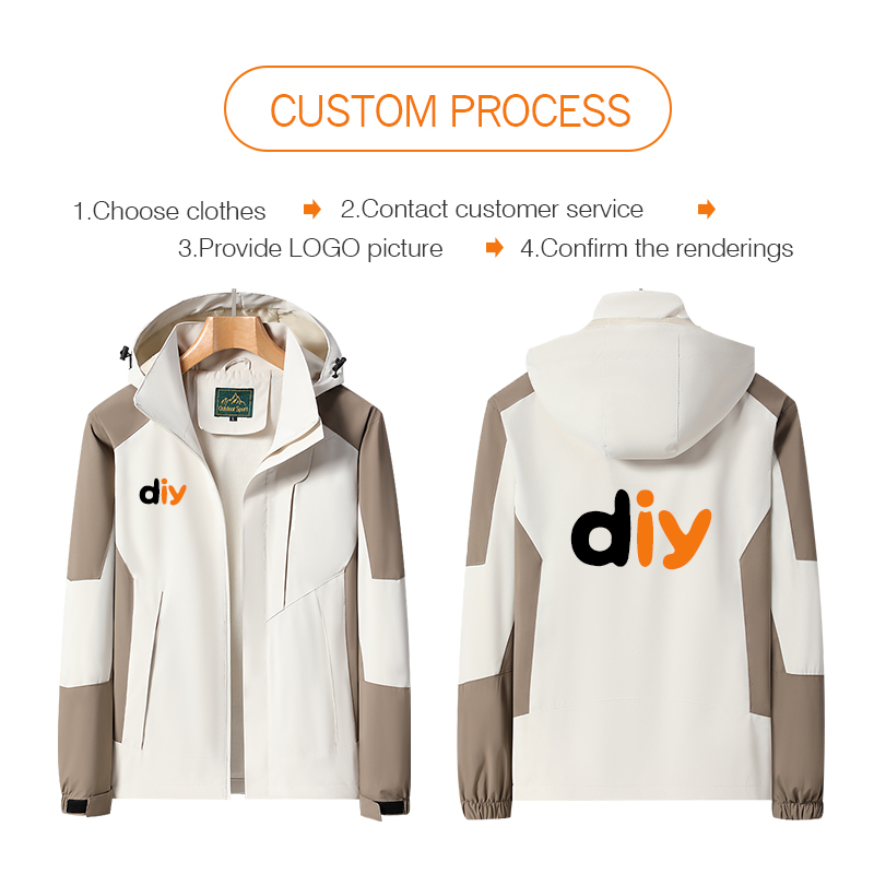 男性と女性のためのカスタマイズ可能なスポーツジャケット,防水 - Outdoor Sport Hoodie のレビューと価格
