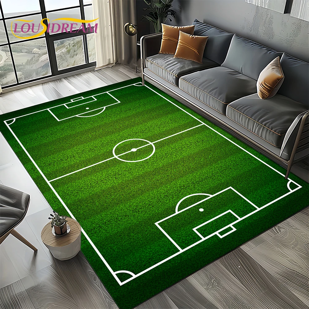 27スタイルのサッカー場フットボールスポーツカーペットラグ、 - Outdoor Sport Area のレビューと価格