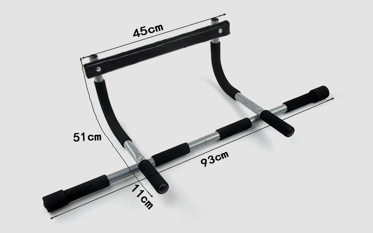 厚鋼製プルアップバー ドア枠用 多機能グリップ 強力 ポータ - Chin Bar Doorway のレビューと価格