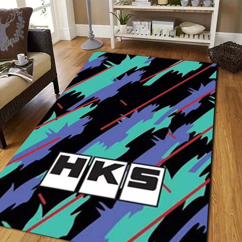 3DレーシングH-HKSプリントエリアラグ滑り止めフロアマッ - Outdoor Sport Area のレビューと価格