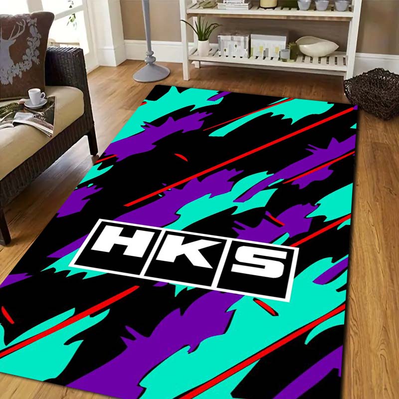 3DレーシングH-HKSプリントエリアラグ滑り止めフロアマッ - Outdoor Sport Area のレビューと価格