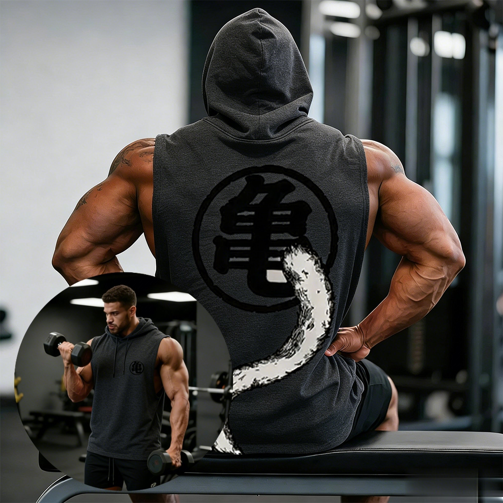 2026年ドラゴンボールアニメジムベストメンズタンクトップオ - Outdoor Sport Hoodie のレビューと価格
