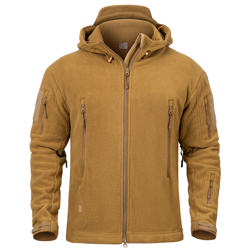 冬の戦術的なフリースパーカージャケット男性暖かい屋外スポーツ - Outdoor Sport Hoodie のレビューと価格