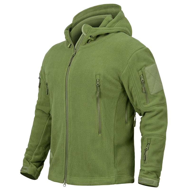 冬の戦術的なフリースパーカージャケット男性暖かい屋外スポーツ - Outdoor Sport Hoodie のレビューと価格
