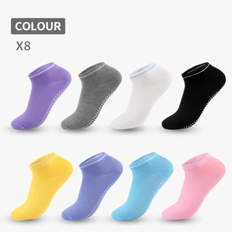 女性アンチスリップソックストランポリンヨガソックス綿通気性シ - Trampoline Park Sock のレビューと価格
