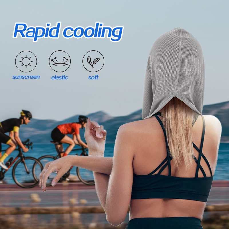 冷却フード付きタオル - フード付きタオル、蒸発冷却技術、濡 - Outdoor Sport Hoodie のレビューと価格