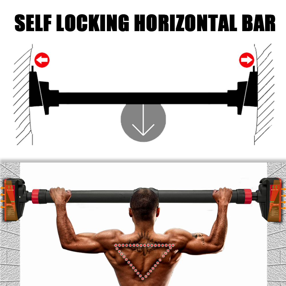 筋力トレーニング懸垂バー レベルゲージ付き 69-92cm  - Chin Bar Doorway のレビューと価格